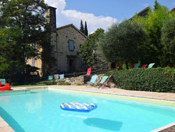Spacious Holiday Home in Ardeche with Swimming Pool