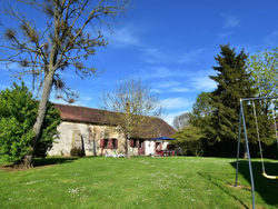 Characteristic house on large country estate near Saint Maurice-sur-Aveyron