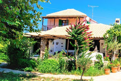 Traditional house in a natural oasis