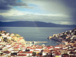 The home overlooking the harbor