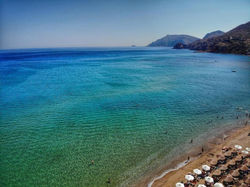 Goldfish seaside luxury house on best beach of Chios