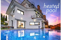 Luxury villa with sea views - heated pool - jacuzzi