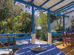 A Cretan house in the garden.