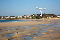 Maison à 20 mètre de la plage vue sur Mer