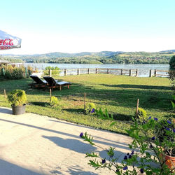 Captain's house on the Danube river with pool