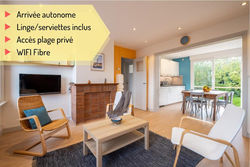 Appartement La Rafale - accès privé plage - jardin - arrivée autonome