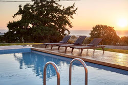 Luxury Rhodes Villa Anissa Villa Sea View Private Swimming Pool 4 BDR Kalithea
