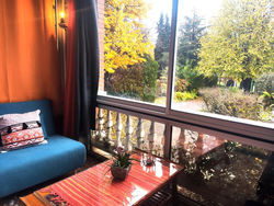 Appartement T2 avec loggia vue parc et montagne