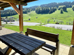 Gîte au pied des pistes avec vue sur tout le domaine skiable - ChaletNelda com