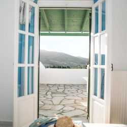 Smaragdi - Naxian traditional house with panoramic view at Eggares village