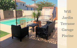 Belle villa arlésienne avec piscine, terrasse, jardin, garage