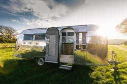 Silver Airstream Glamping & Rental