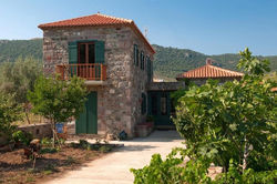 TRADITIONAL STONE HOUSE IN GAVATHAS NEAR THE SEA