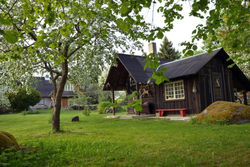 Puise saunahouse and outdoor kitchen at Matsalu Nature Park