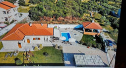 Lux stone house with pool, near beach