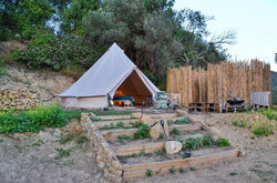 Glamping Canvas tent in Chania Wild Cretan West