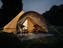 Glamping tent