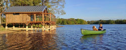 Cabanes Lacustra a l'Etang de la Ramade