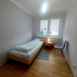 Apartament Singiel kielce salon i sypialnia