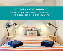 Cocon Carcassonnais - Parking Gratuit - WIFI - Netflix - Proche Cité - Tout Equipée