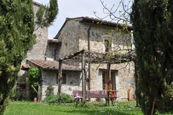 Country House in Tuscany near Florence Mugello garden panorama - Poggi al Sole