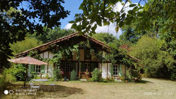 Maison typiquement Landaise en pleine nature