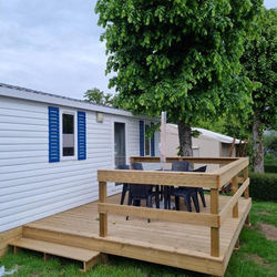 Mobil-home, hotelier, tente safari wood lodge