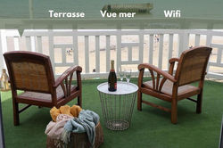 Bel appartement - avec terrasse et vue mer